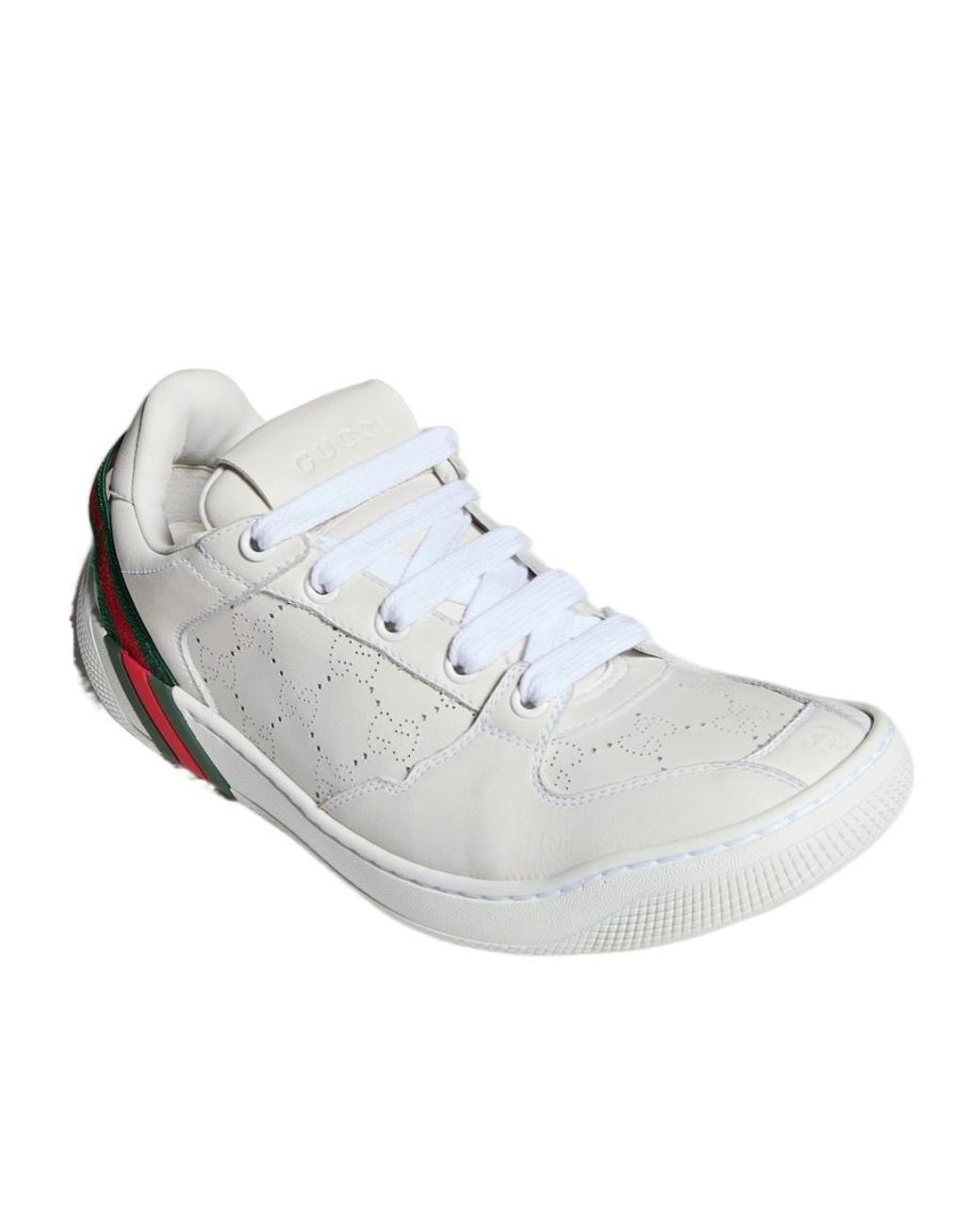 Gucci White Screener Sneaker