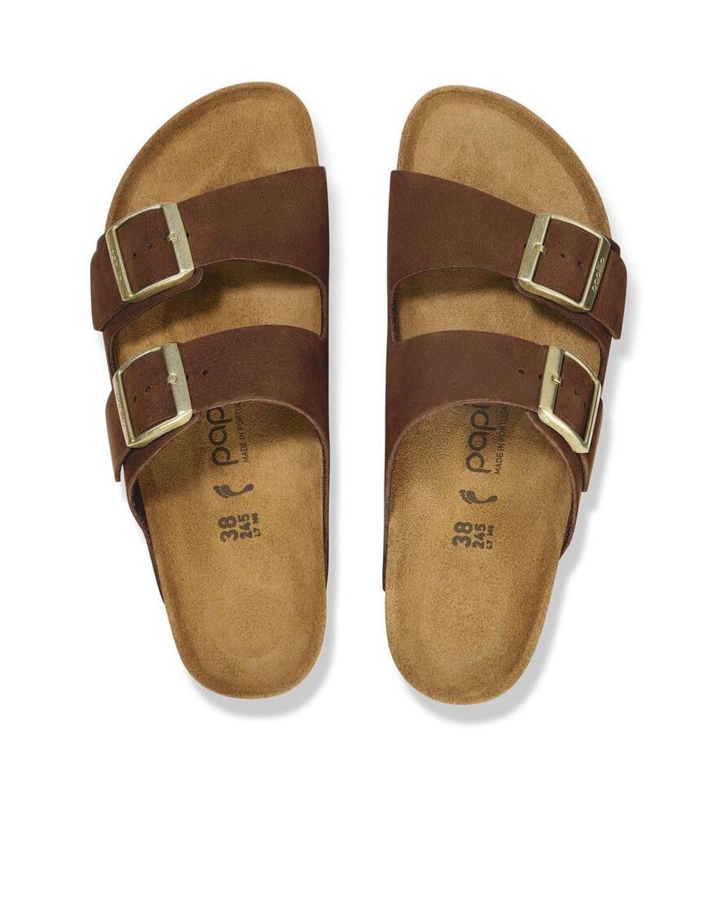 Birkenstock Brown Arizona Pap Flex Platform Sandals