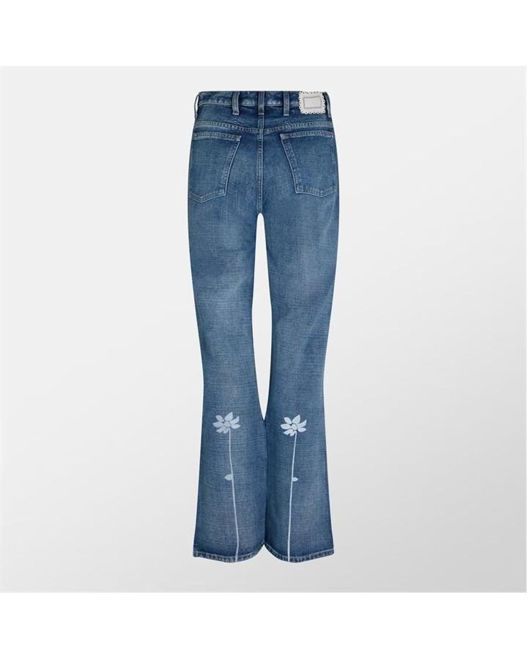 7 For All Mankind Blue Easy Bootcut Jeans