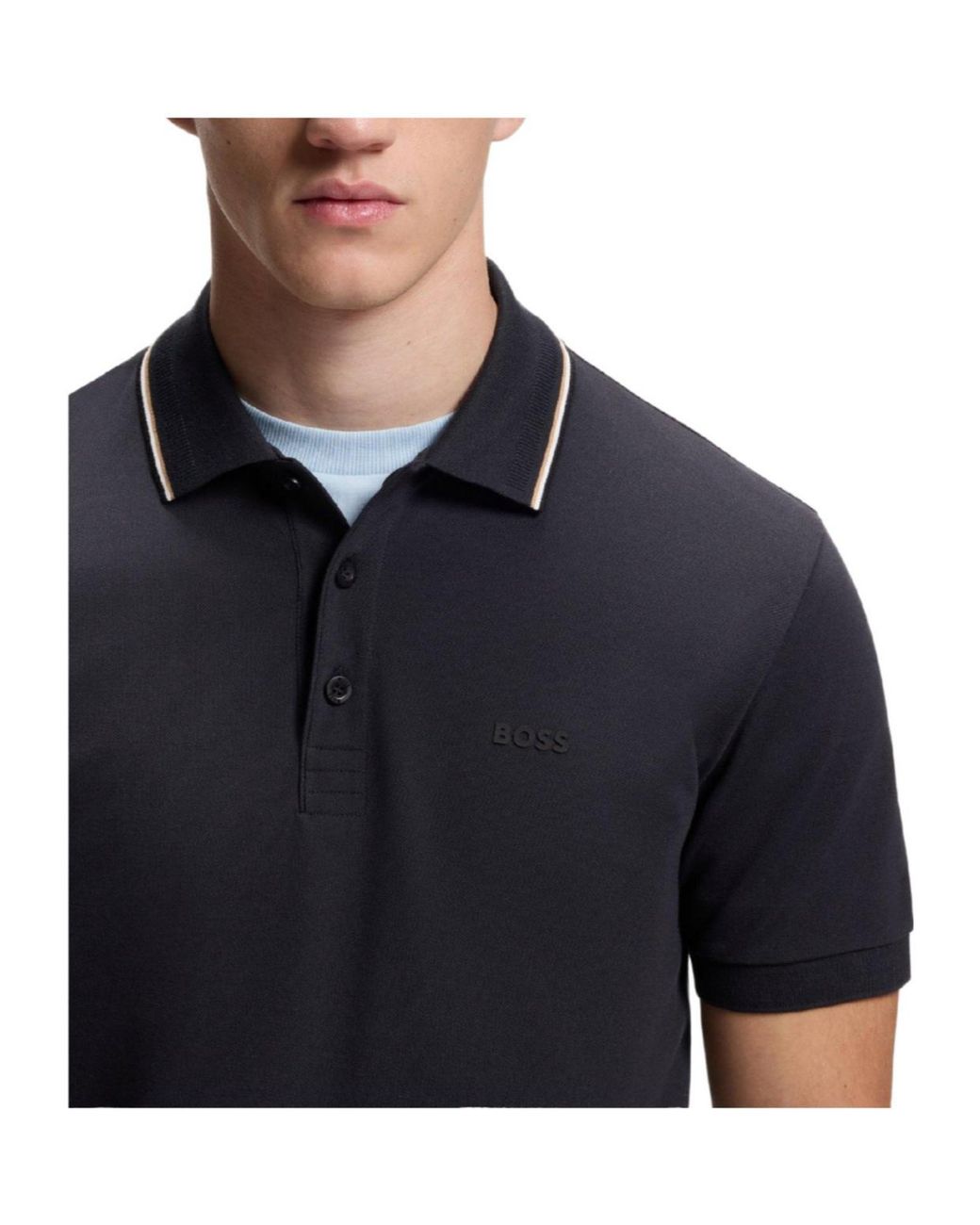 Boss Black Shortsleeve Polo Shirt for men