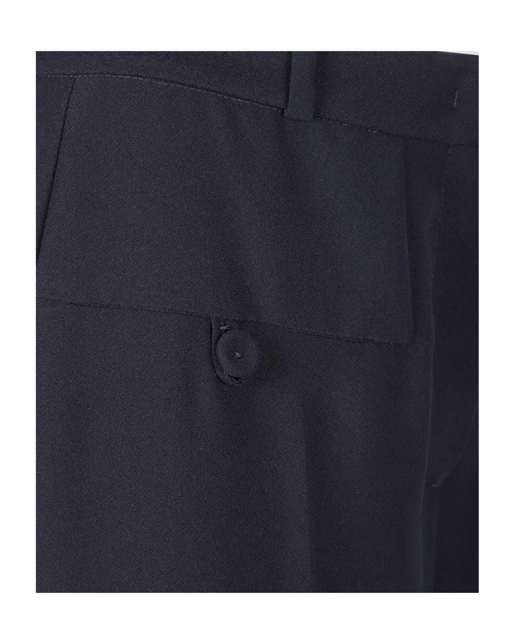 Vivetta Blue Wide-Leg Trousers With Slits