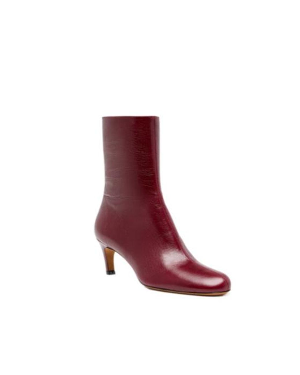 Proenza Schouler Red Leather Ankle Boots