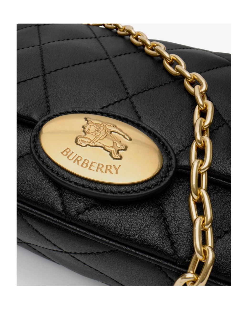 Burberry Black Medium Strand Crossbosy Bag