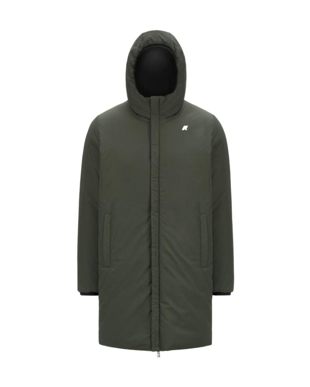 K-Way Green Jacob St Warm Reversible Jacket