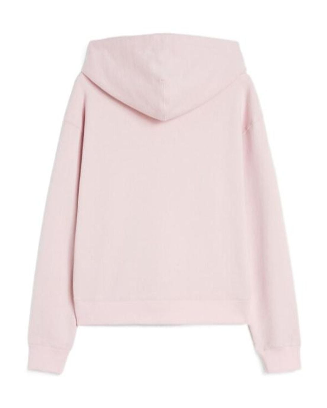 Jil Sander Pink Terry Drawstring Hoodie