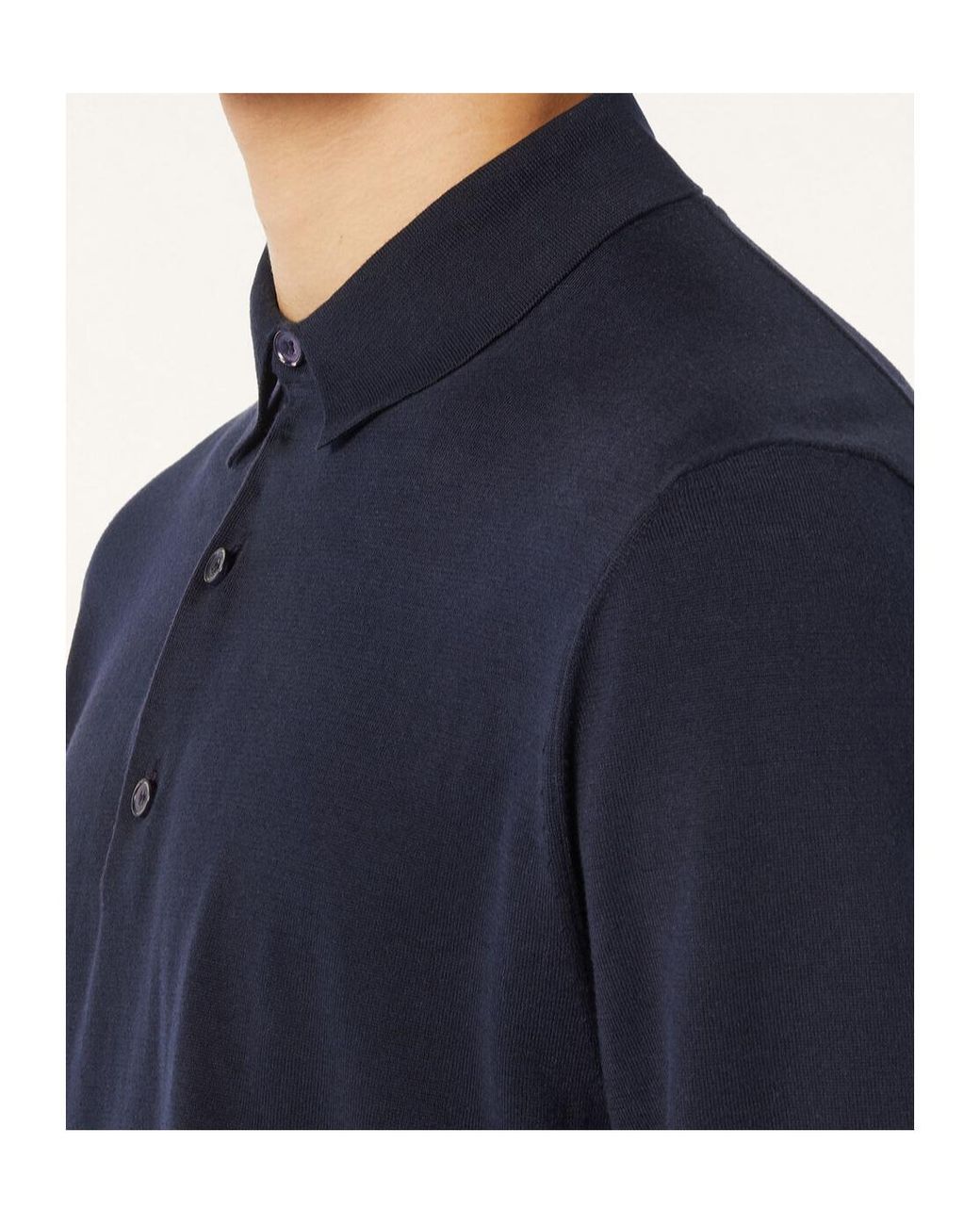 Loro Piana Blue Ice Wish Polo Shirt for men