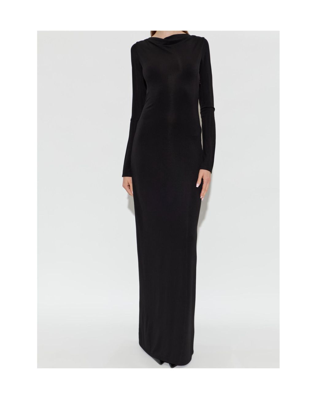 Cult Gaia Black Long Sleeve Dress