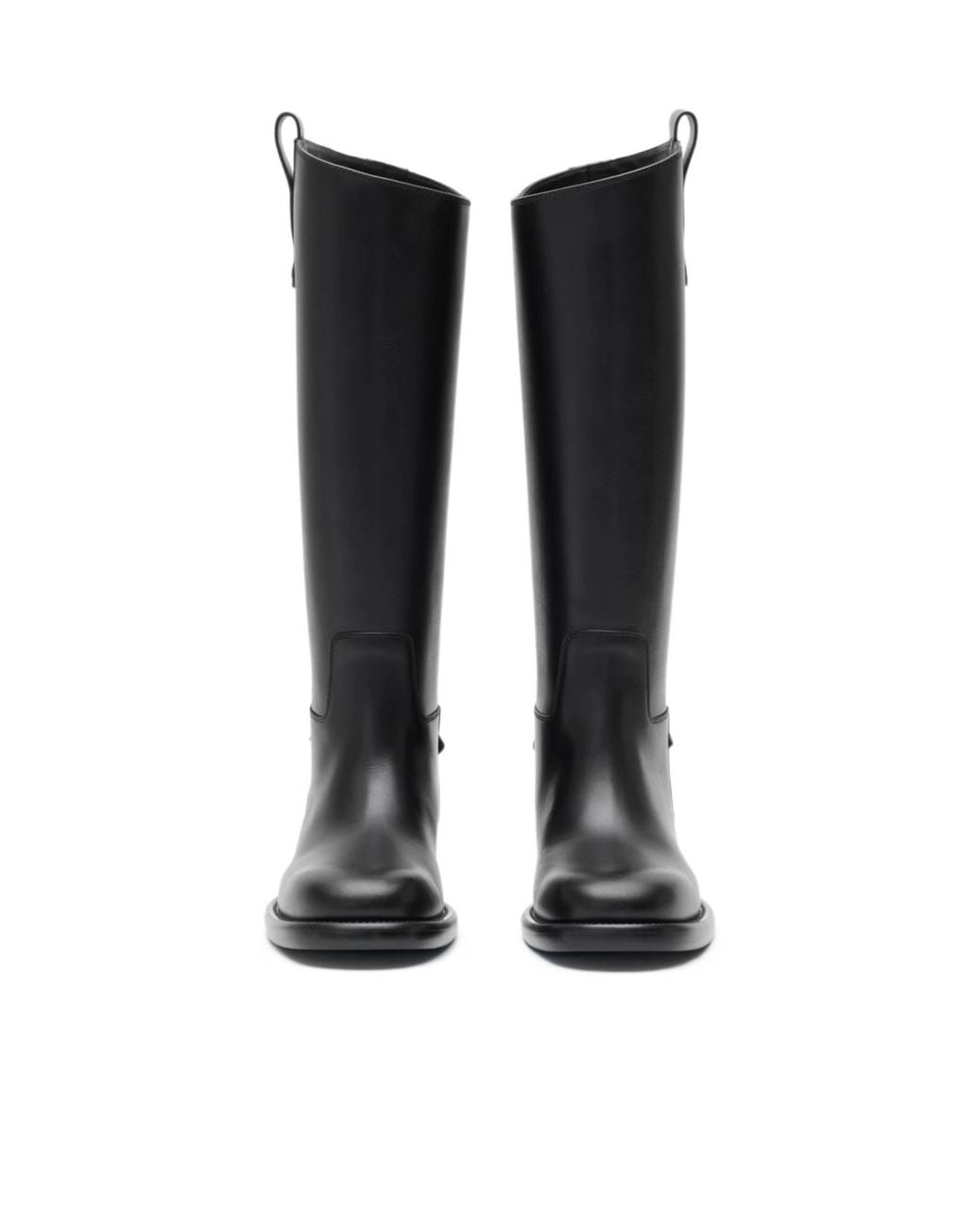 Burberry Black Cavalier Knee-High Boots