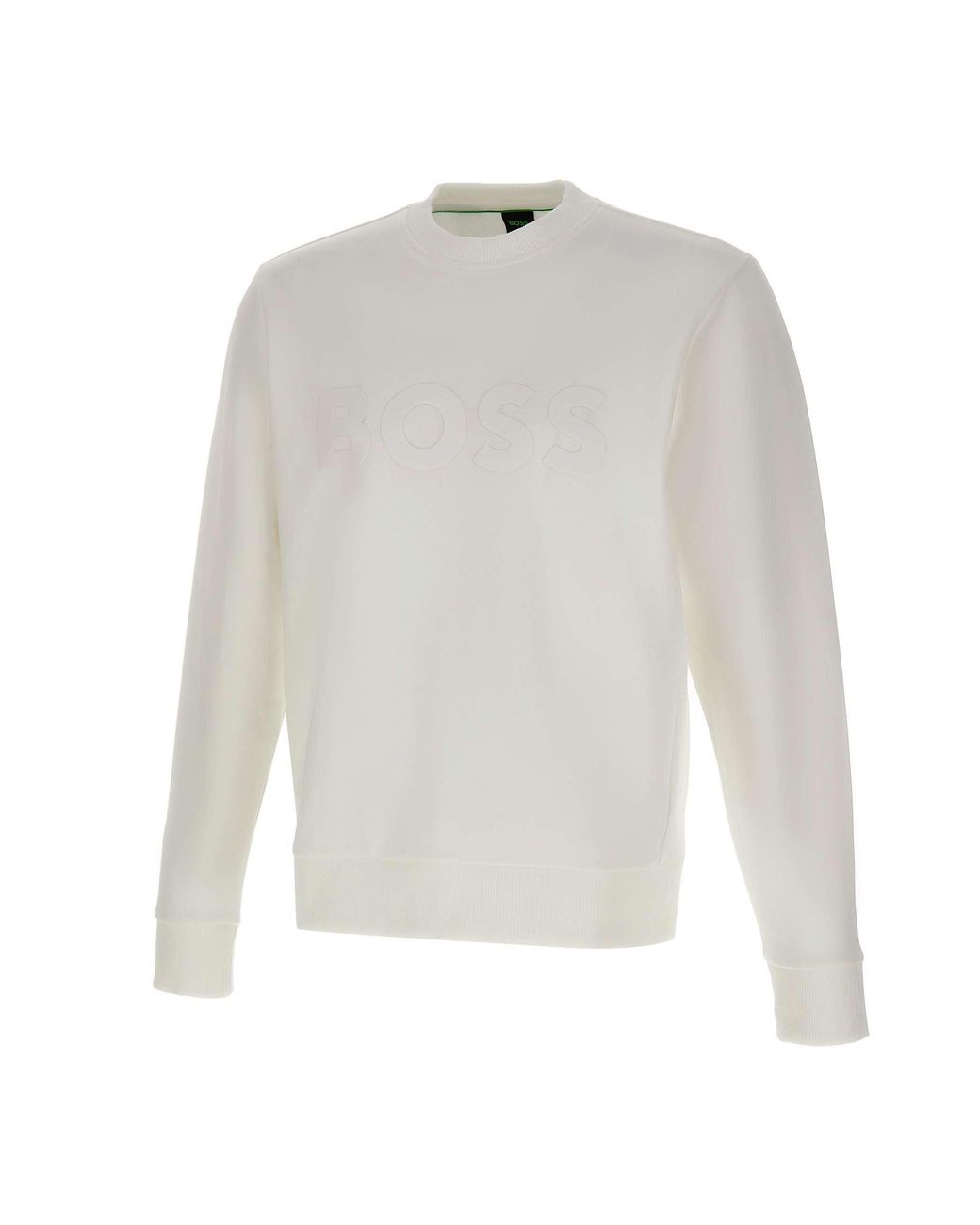 Boss Natural Boss Tonal-Logo Crewneck Sweatshirt for men