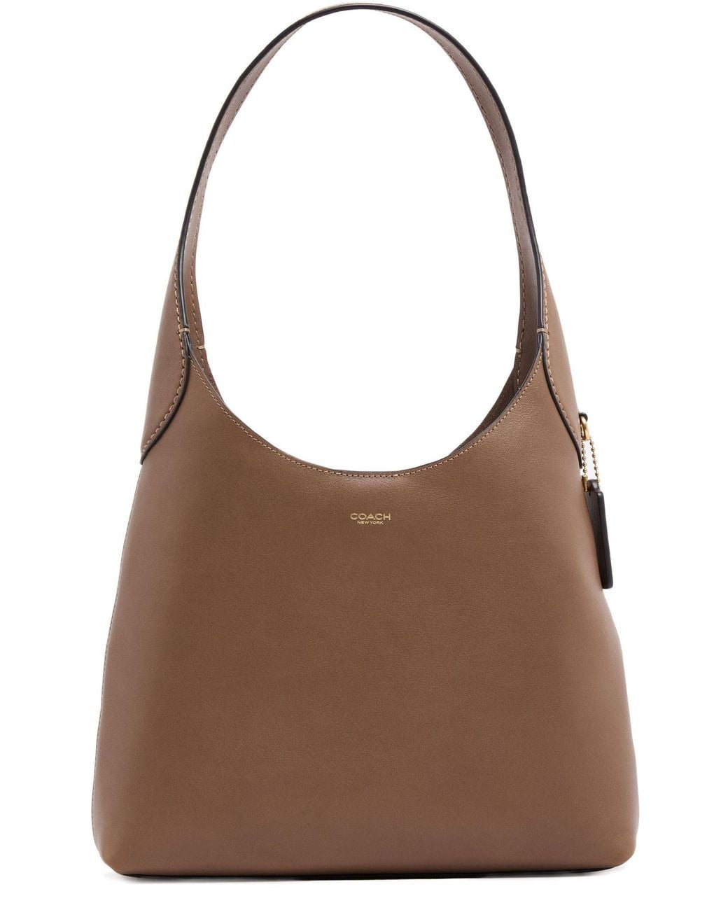 COACH Brown Brooklyn 28 Shoulder Bag