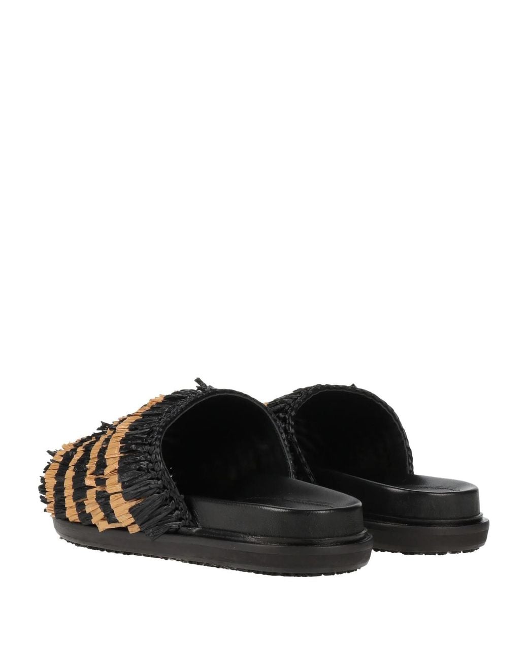 Marni Black Two-Tone Casual Slippers