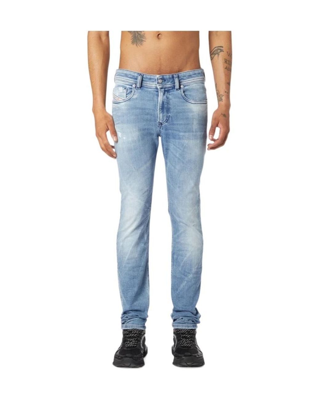 DIESEL Blue Slim-Fit Jeans for men