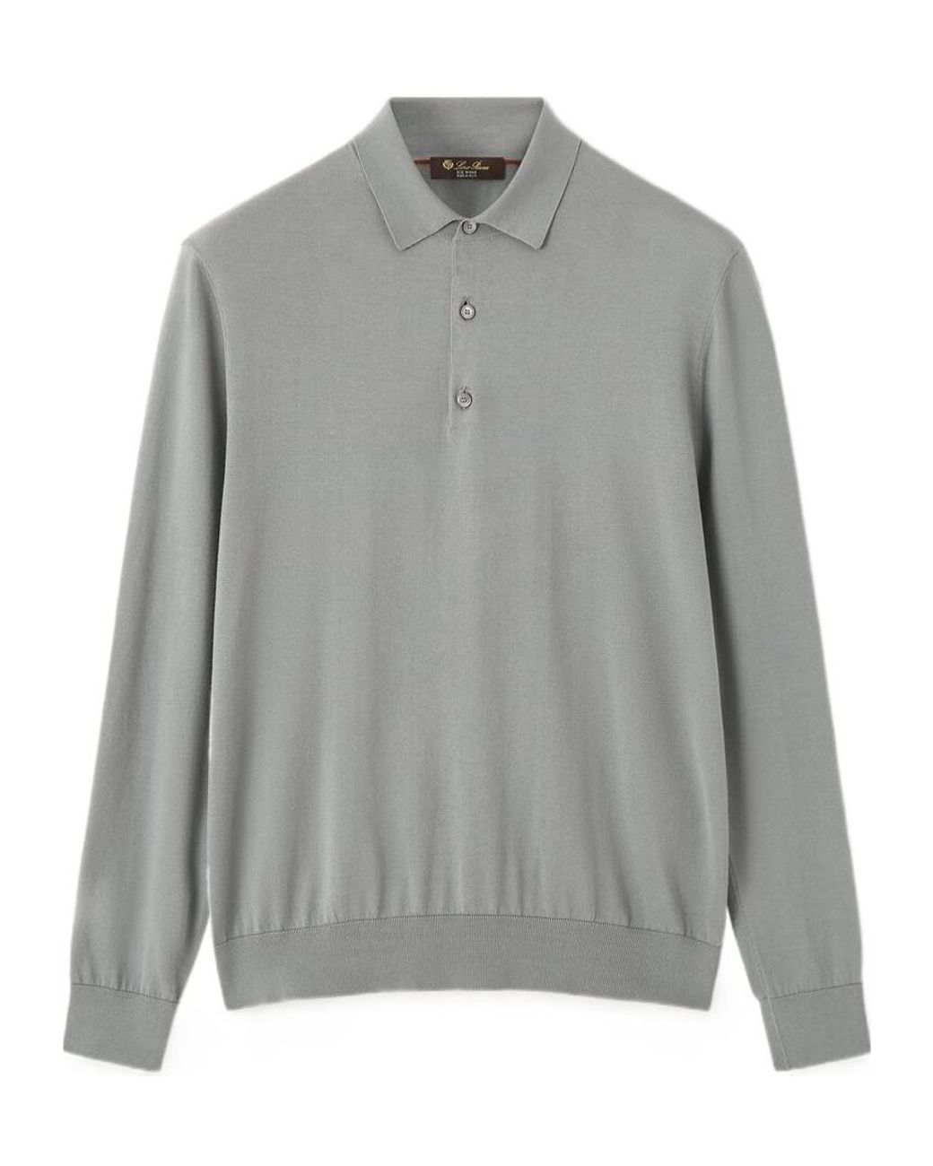 Loro Piana Gray Polo Shirt for men