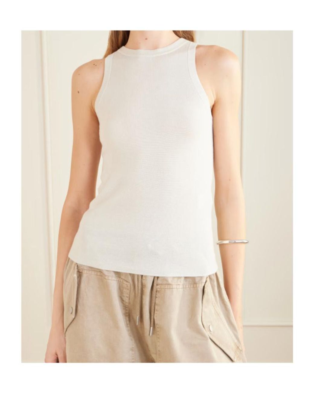 Co. White Cashmere Tank