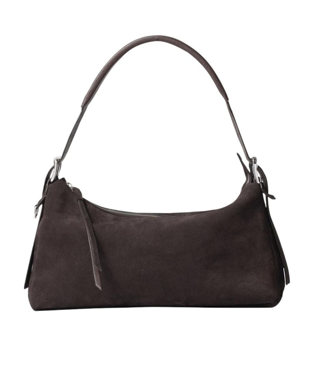 Lemaire Brown Belted Baguette Bag