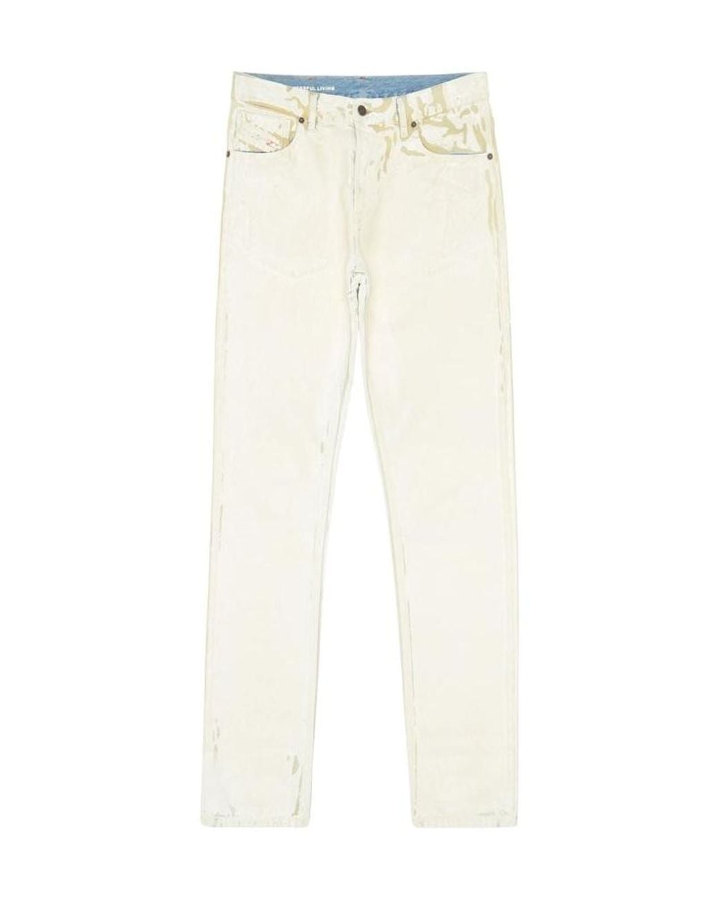 DIESEL Natural 1995 Distressed Straight Leg Jeans for men