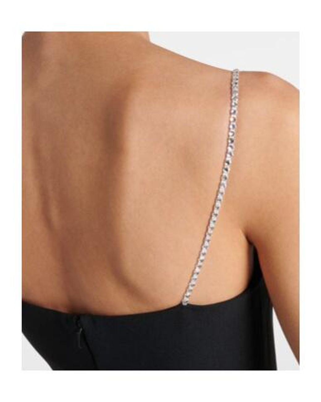 David Koma Black Embellished Cady Minidress