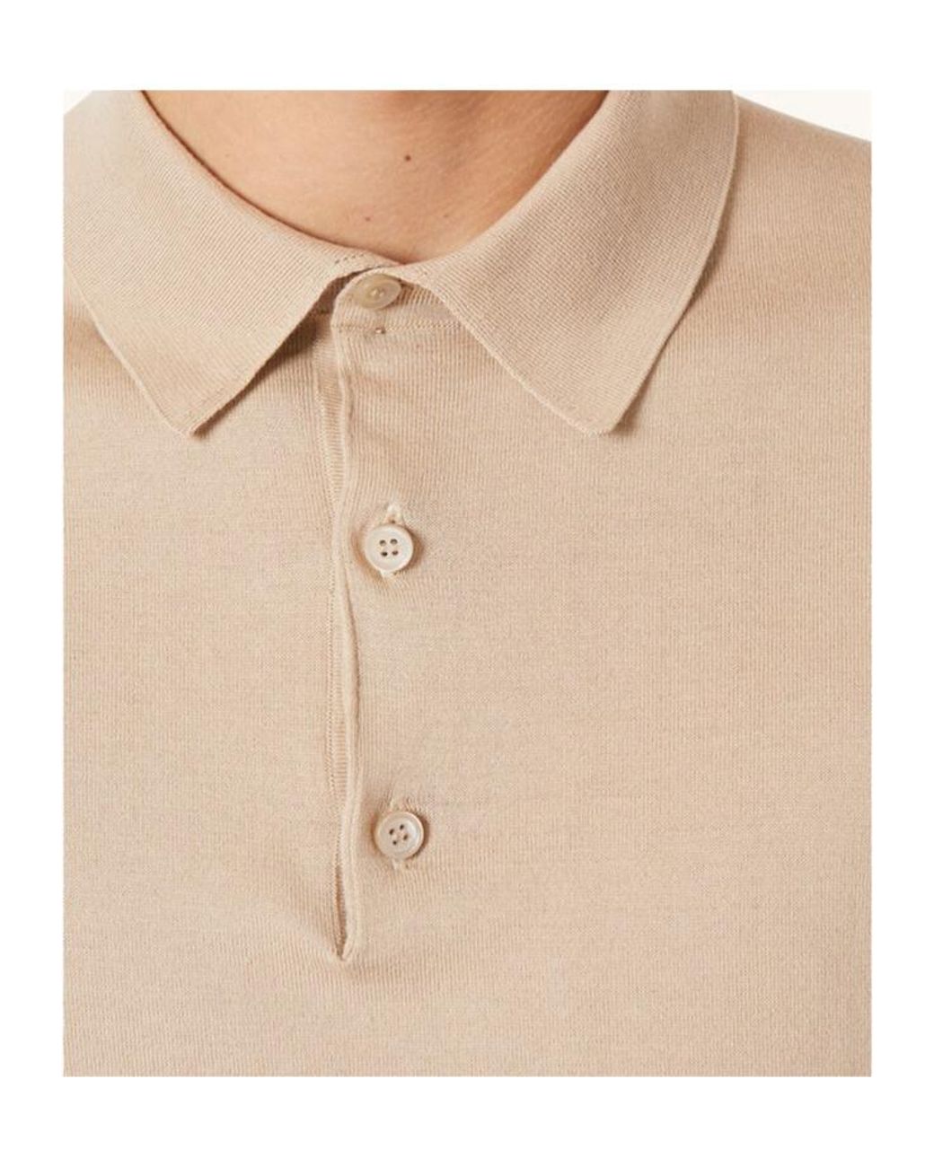 Loro Piana Natural Polo Shirt for men