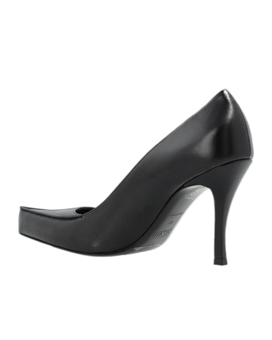 DIESEL Black D Lucette Platform Heeled Pumps