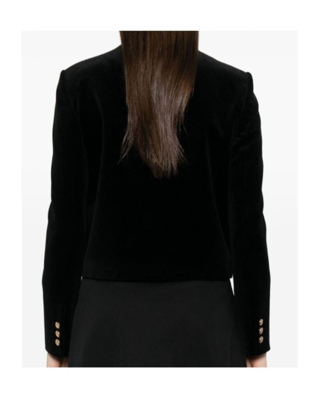 Blazé Milano Black Blazé Milano Jealousy Shamo Cropped Blazer