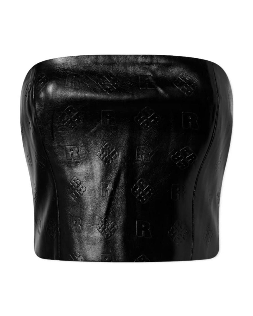 ROTATE BIRGER CHRISTENSEN Black Logo Tube Top