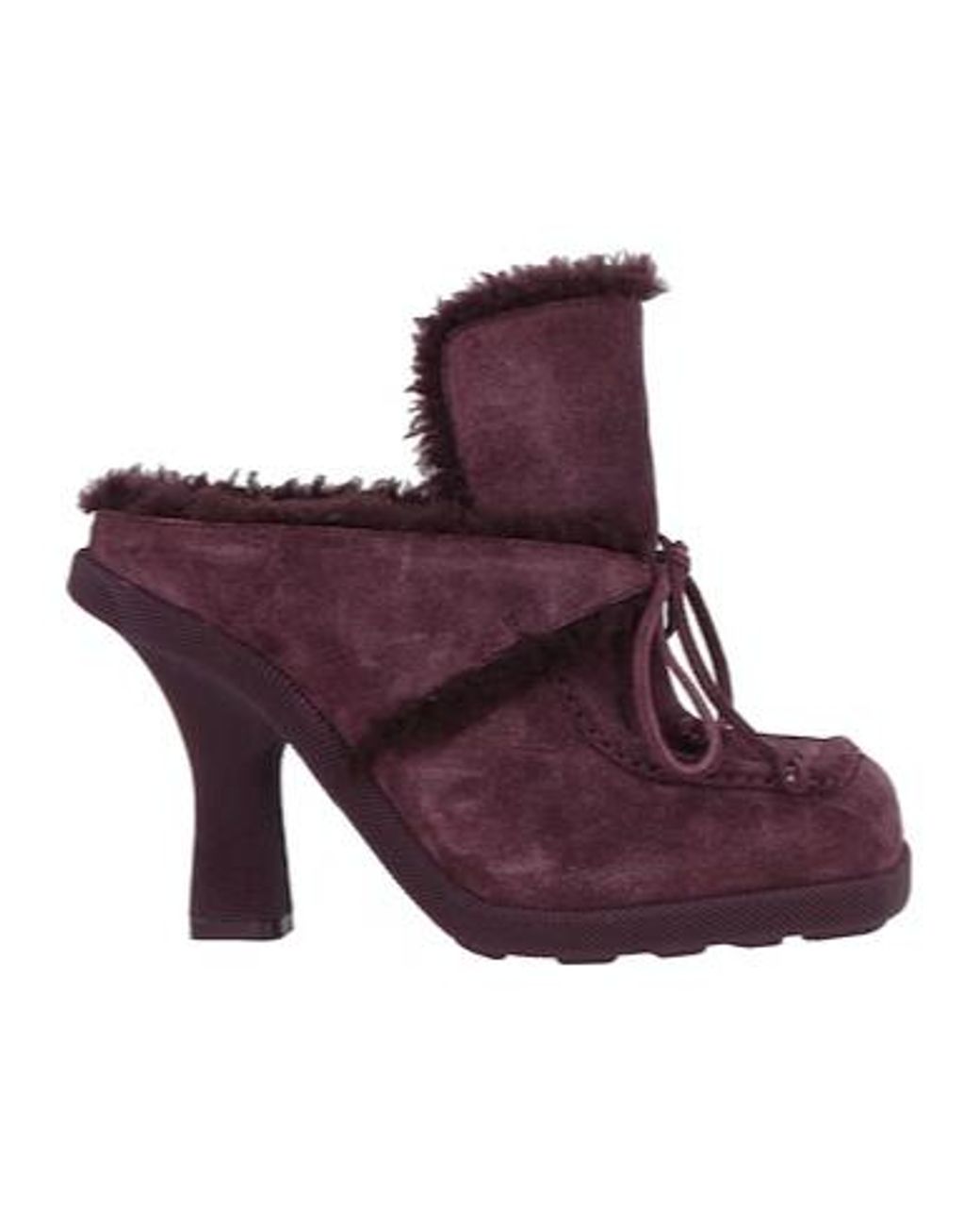 Burberry Purple Bow High Heels