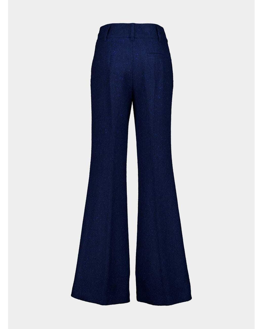 Gabriela Hearst Blue Rhein Flared Trousers