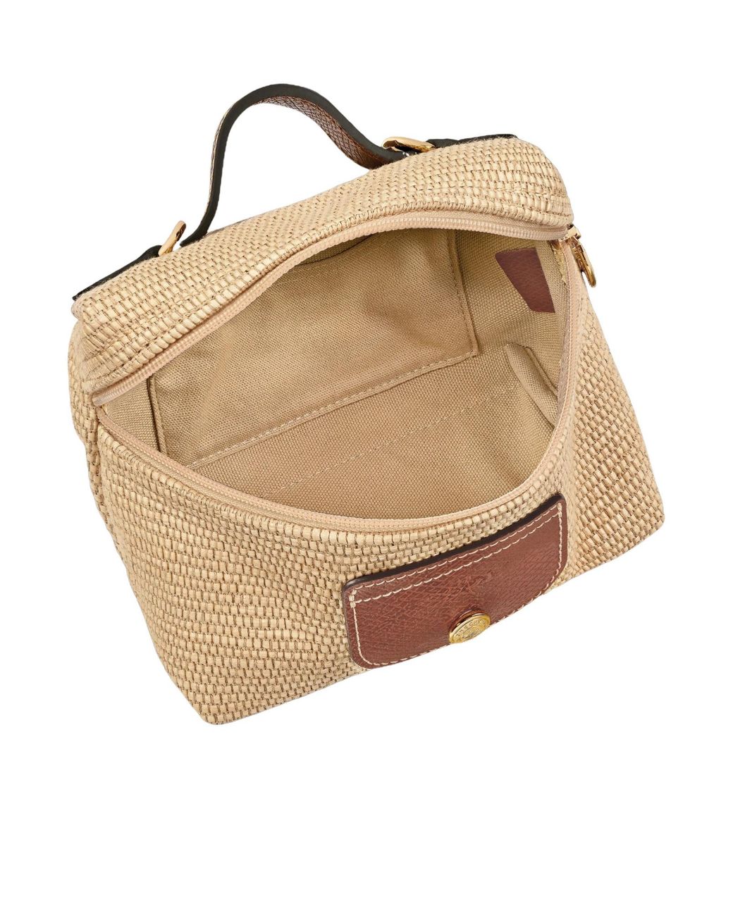 Longchamp Natural Top Handle Shoulder Bag