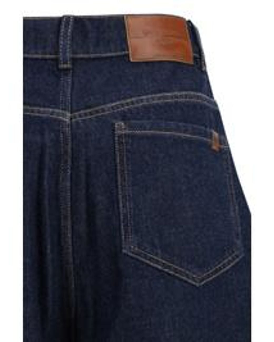 Weekend by Maxmara Blue Tabella Wide Leg Jeans