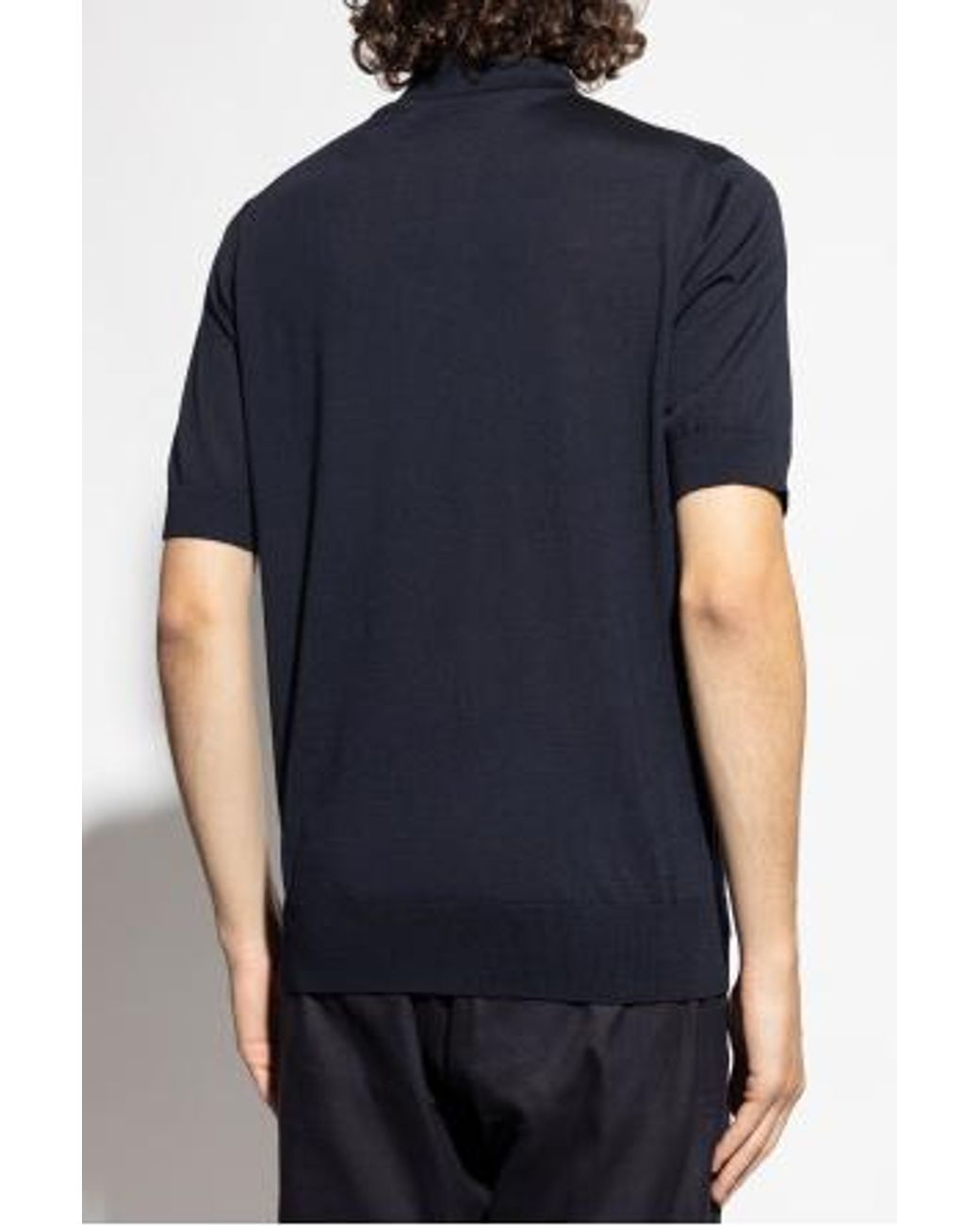 Dolce & Gabbana Blue Polo Shirts for men