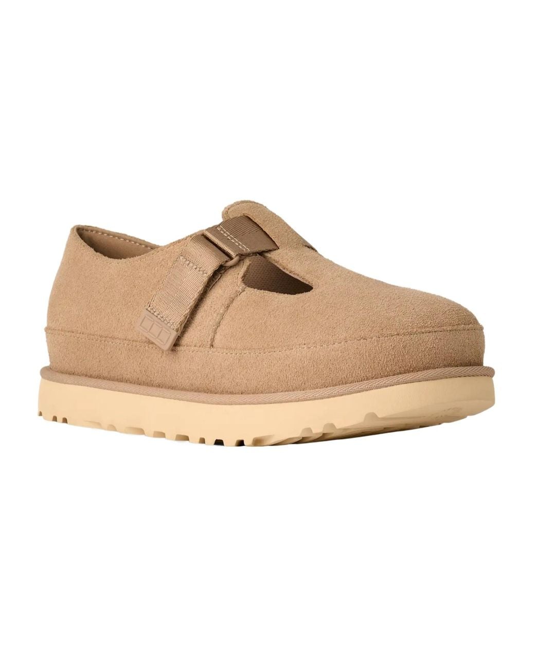 Ugg Natural Goldenstar Mary Jane Strap Detail Loafers