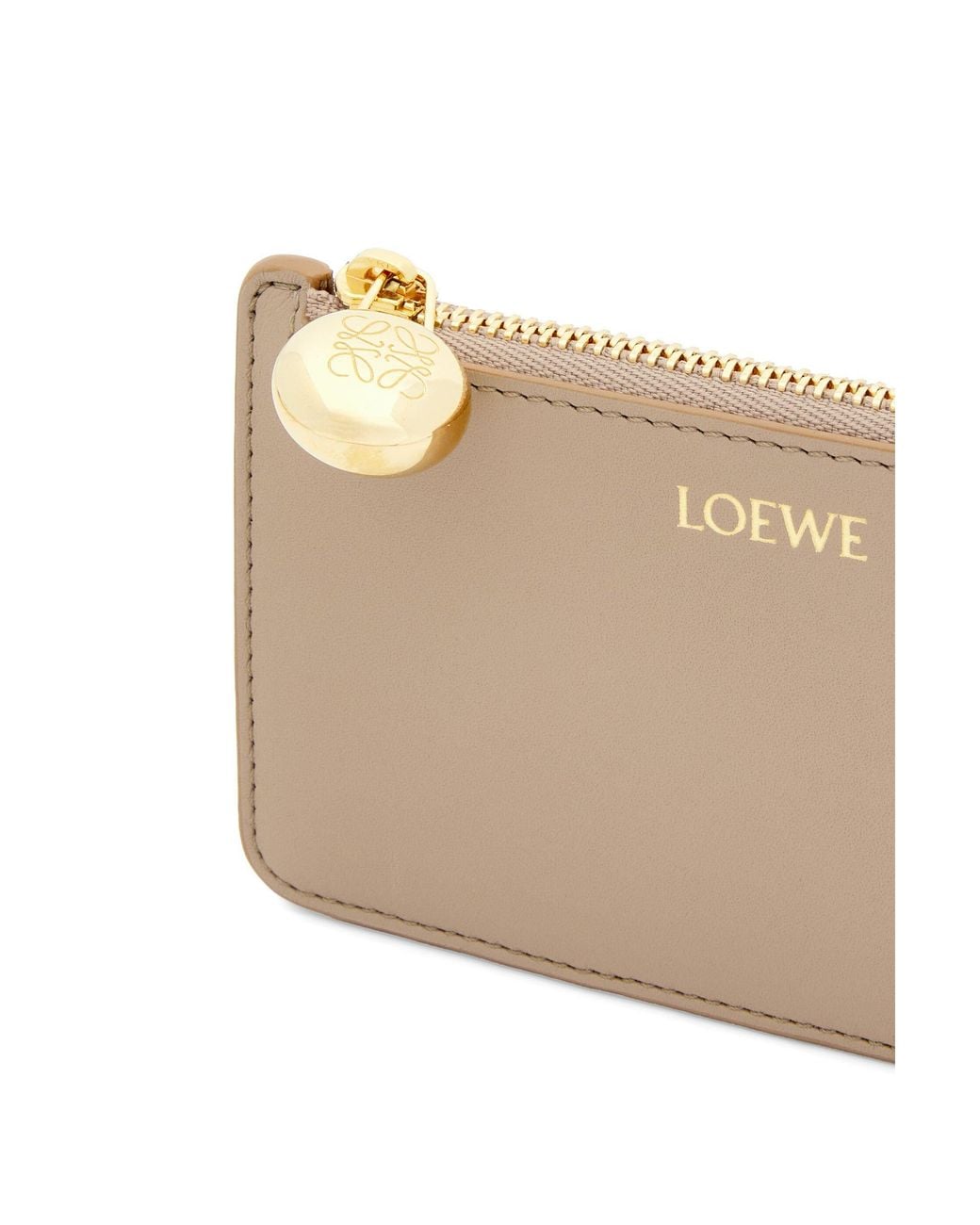 Loewe Natural Pebble Zipped Coin Cardholder