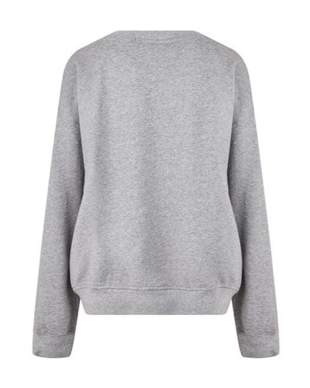 Ganni Gray Long Sleeve Sweatshirt