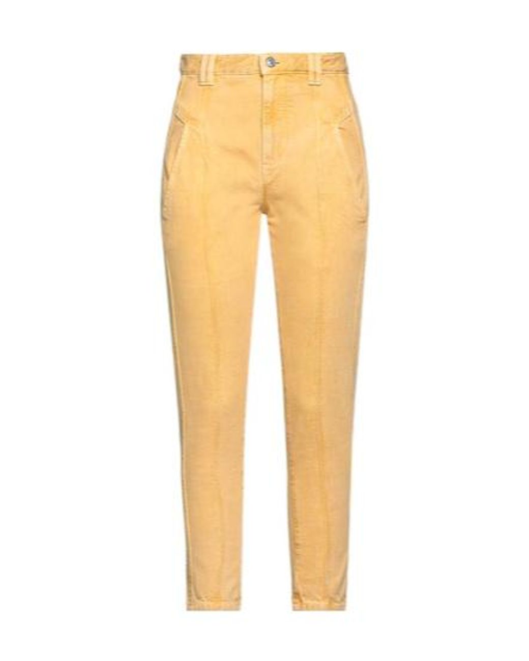 Isabel Marant Yellow Skinny Jeans Denim