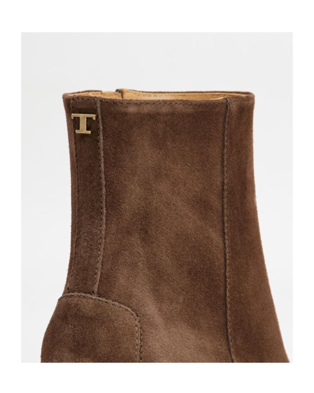 Tod's Brown Block Heel Ankle Boots