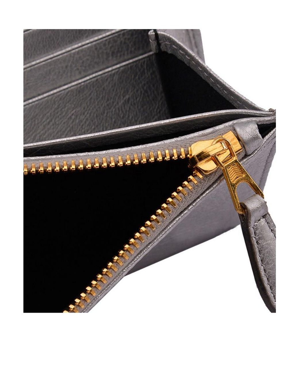 Balenciaga Gray Logo Wallet