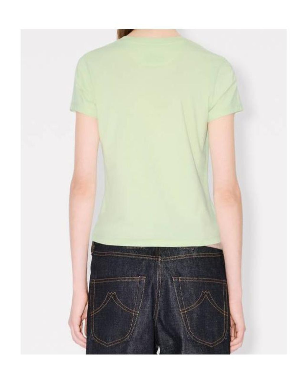 KENZO Green Flower Patch T-Shirt