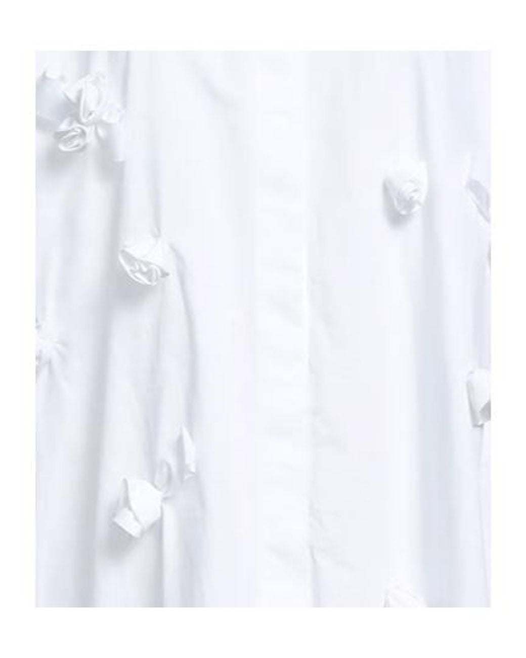 Sportmax White Solid Long Shirt