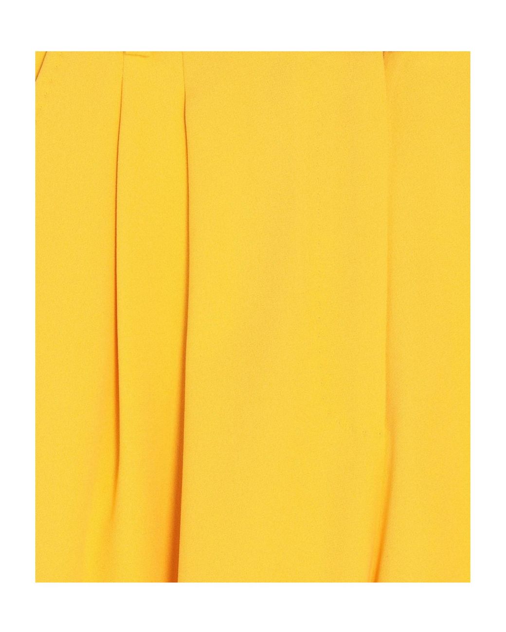 Dolce & Gabbana Yellow Solid Color Shorts