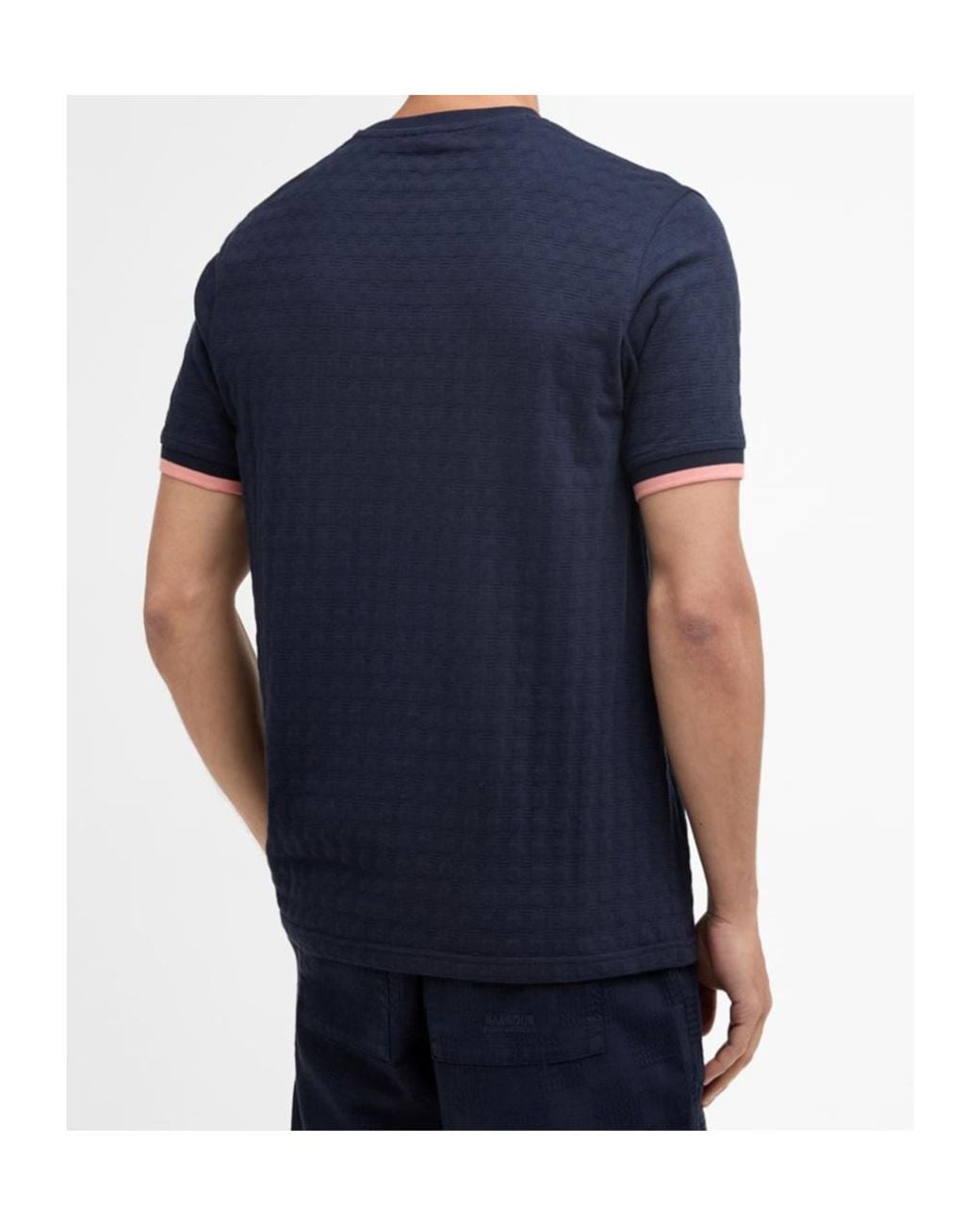 Barbour Blue Logo Short-Sleeved T-Shirt for men