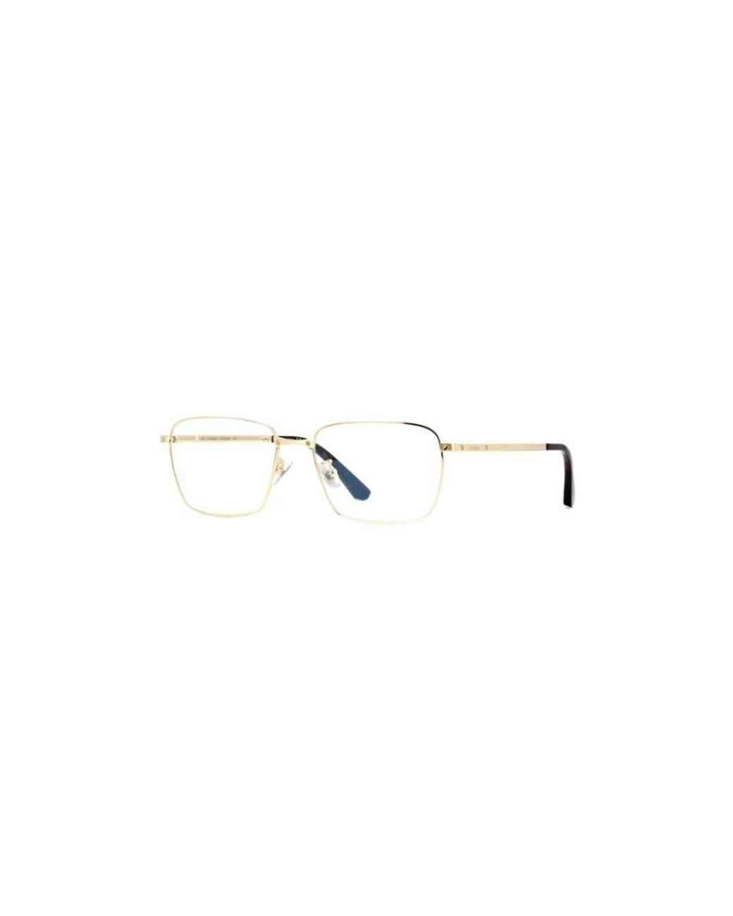 Cartier White Square Frame Glasses for men
