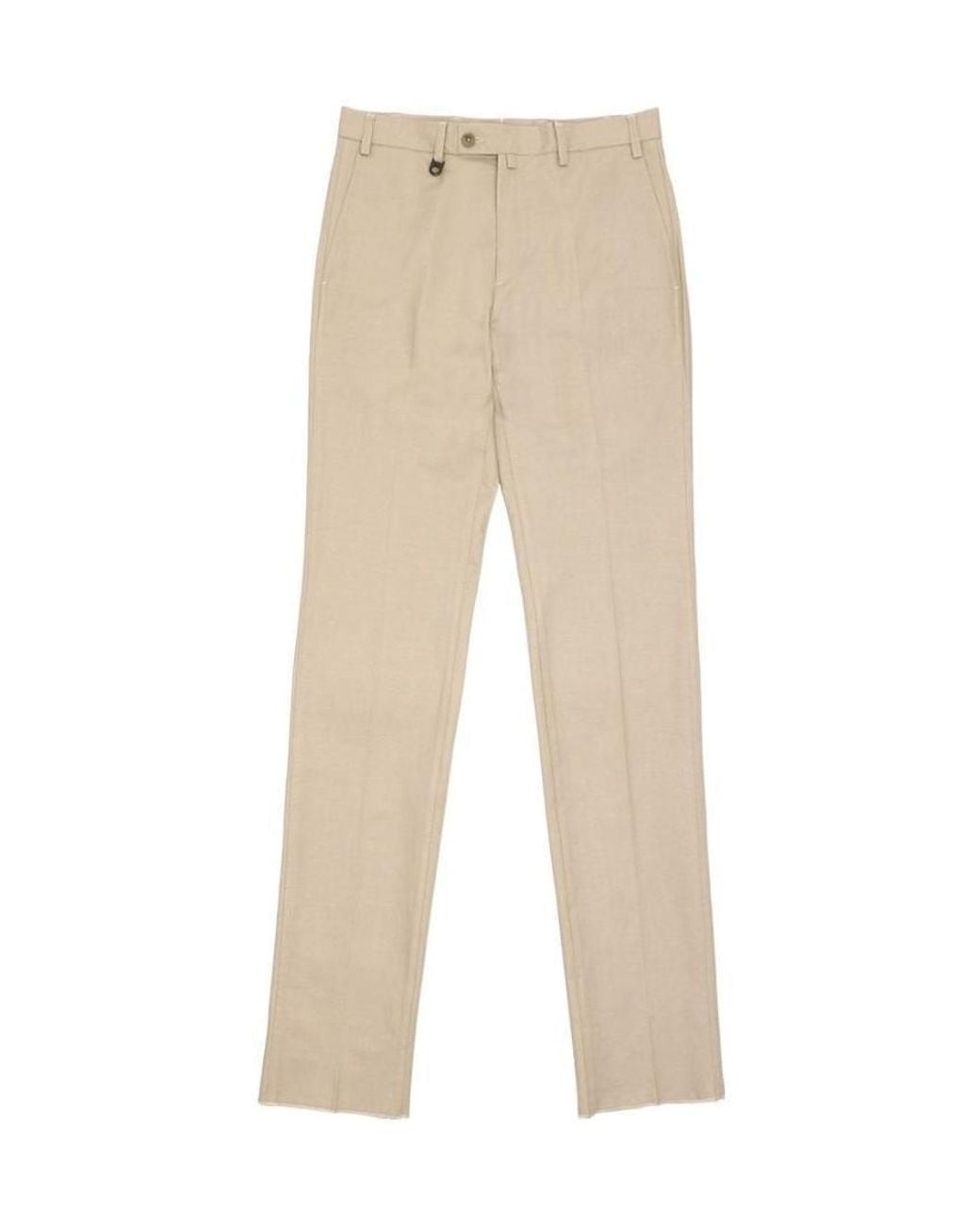 Ferragamo Natural Straight Casual Pants for men
