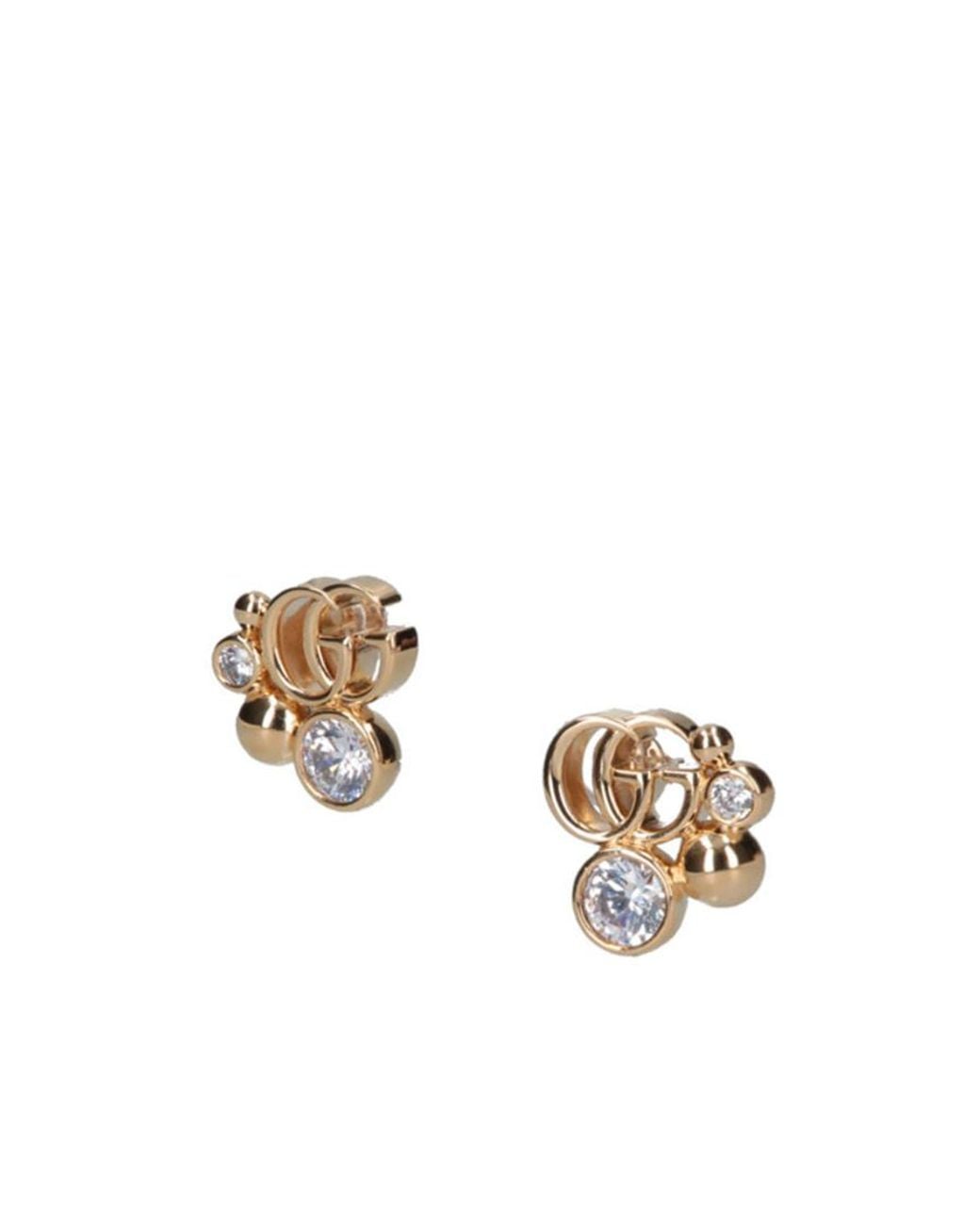 Gucci Metallic Gg Embellished Earrings
