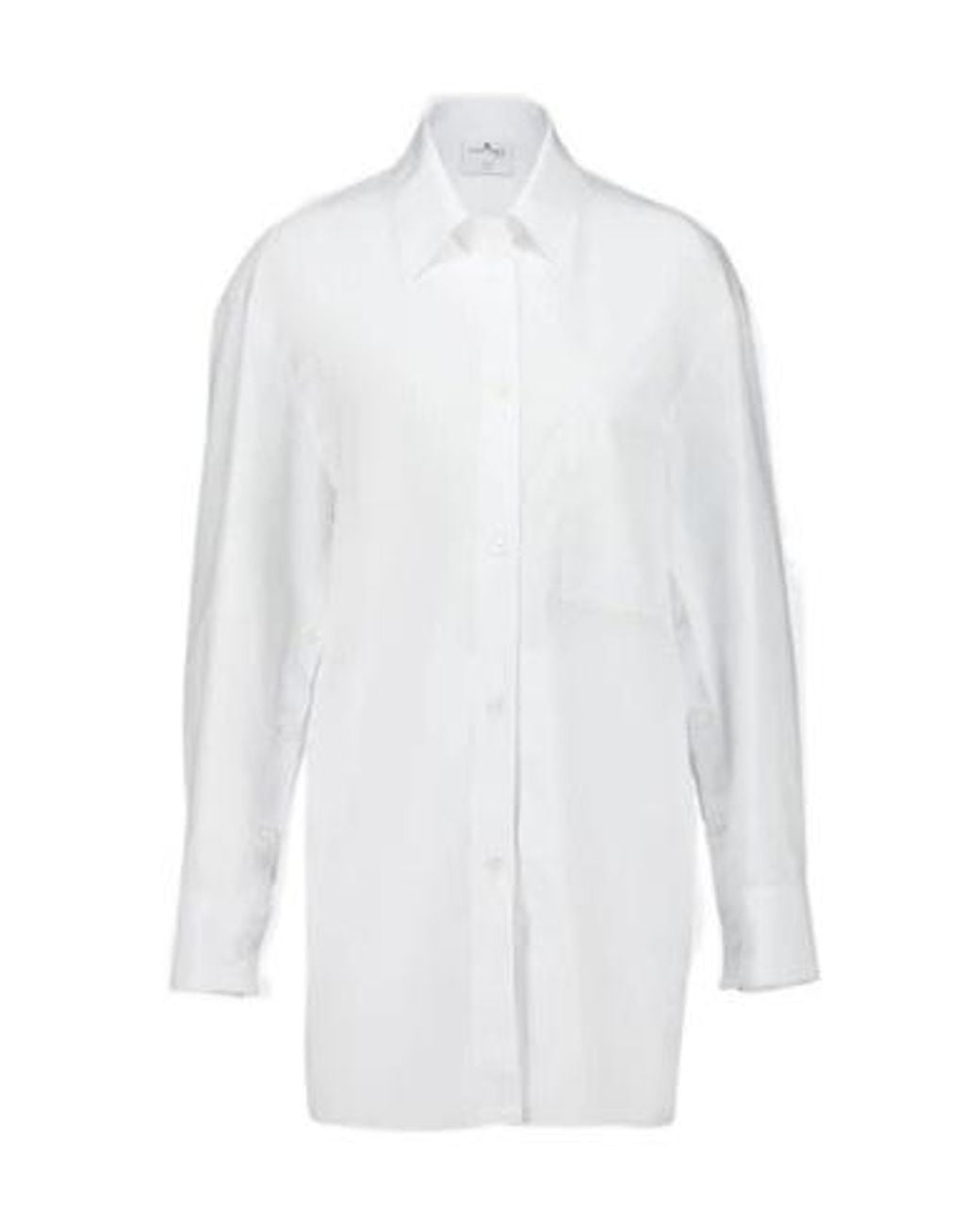 Courreges White Button-Up Mini Dress