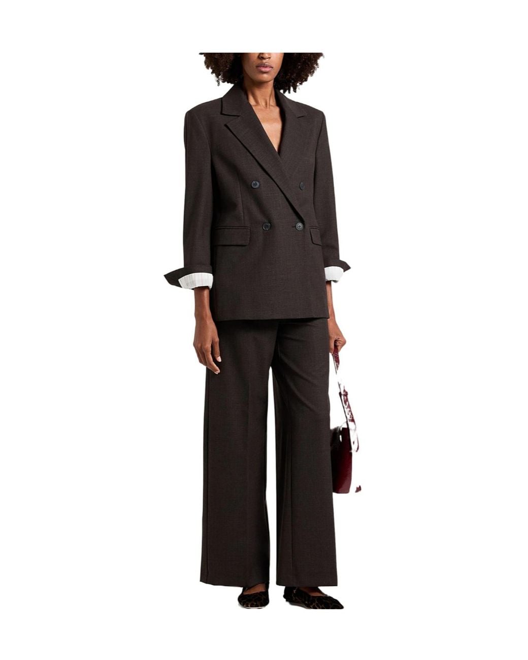 MAX&Co. Black Minimalist Double- Suit