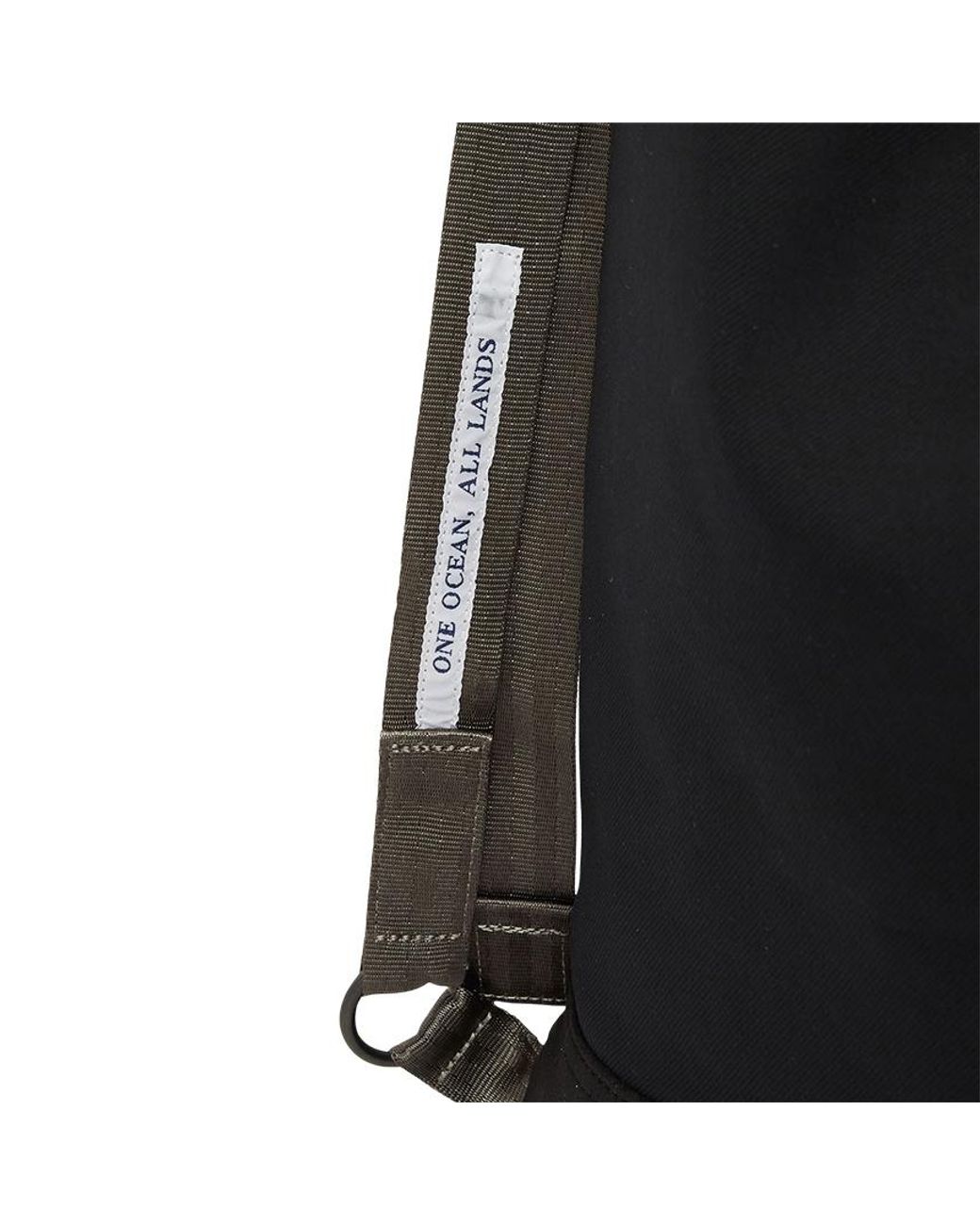 Nanamica Black Zippered Pocket Backpack for men