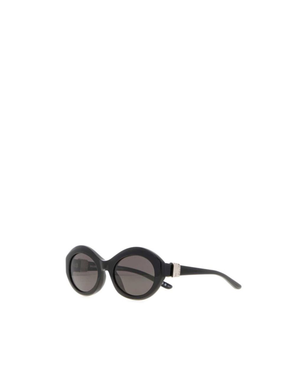 Balenciaga White Oval-Frame Sunglasses for men