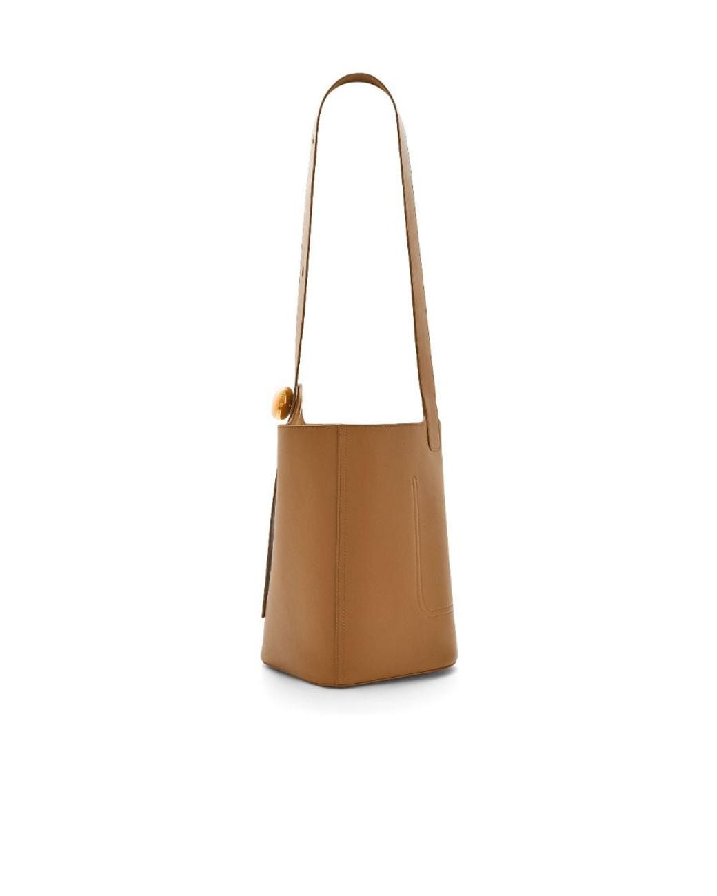 Loewe Brown Medium Pebble Bucket Bag