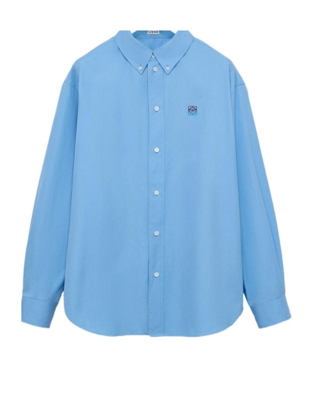 Loewe Blue Long-Sleeved Shirt for men