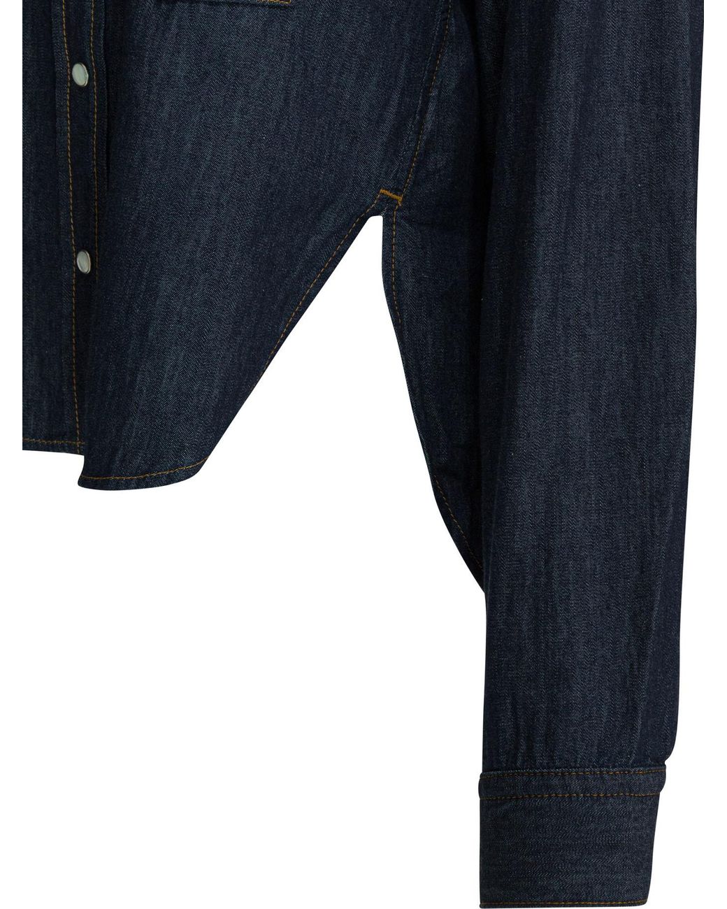 Khaite Blue Denim Shirt